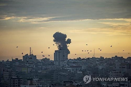 이스라엘군 공습받는 가자지구  [EPA 연합뉴스 자료사진]