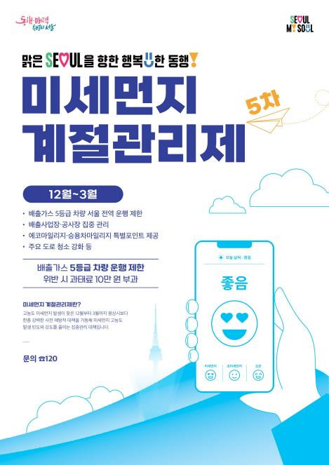 미세먼지 계절관리제 홍보물 [서울시 제공. 재판매 및 DB 금지]