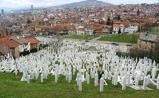 사라예보에 있는 코바치 순교자 추모 공원. 위키미디어 코먼스