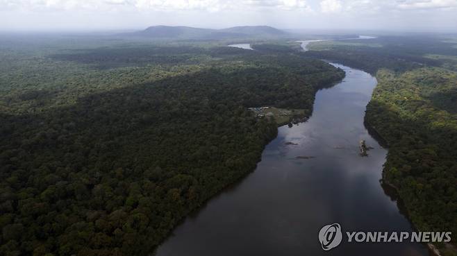 베네수엘라에서 영유권을 주장하는 가이아나 에세퀴보 강 유역 [AP 연합뉴스 자료사진. 재판매 및 DB 금지]