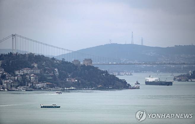 다르다넬스 해협에서 이어지는 이스탄불의 보스포루스 해협 [EPA 연합뉴스 자료사진 재판매 및 DB 금지]