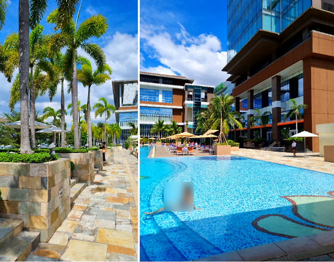 솔레어 리조트 수영장 / 사진=김혜성 여행+ 기자