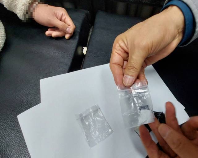 경찰이 확보한 주택가 마약. 사진 제공=대전경찰청