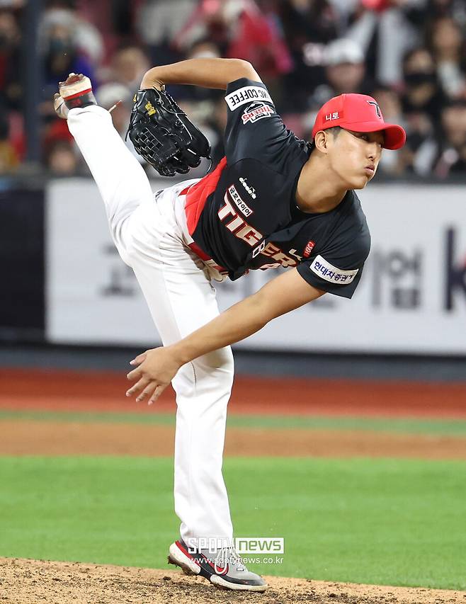 ▲ 좌완 파이어볼러라는 매력을 갖추고 있는 이의리 ⓒ곽혜미 기자