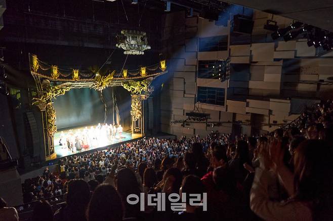 뮤지컬‘ 오페라의 유령’ 공연장 모습. 사진과 기사 내용은 관계 없음. (사진=에스앤코)