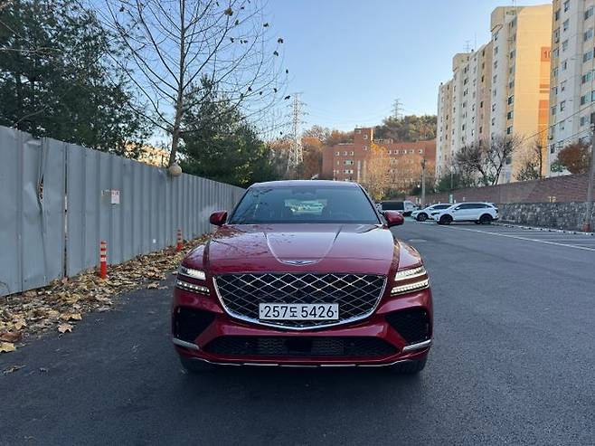 제네시스 GV80 쿠페 전면 ⓒ데일리안 편은지 기자