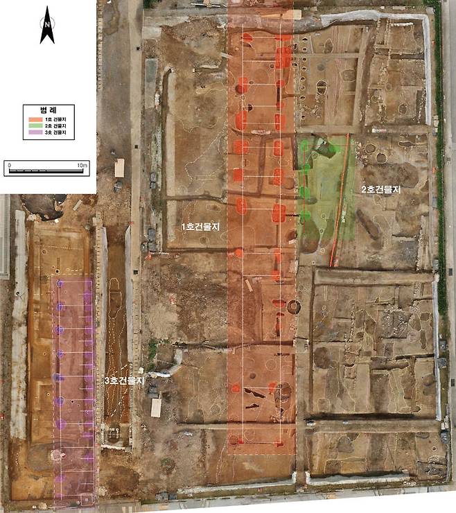 [서울=뉴시스] 부여관북리 조사지역 전경 (사진=문화재청 제공) 2023.12.1 photo@newsis.com *재판매 및 DB 금지 *재판매 및 DB 금지