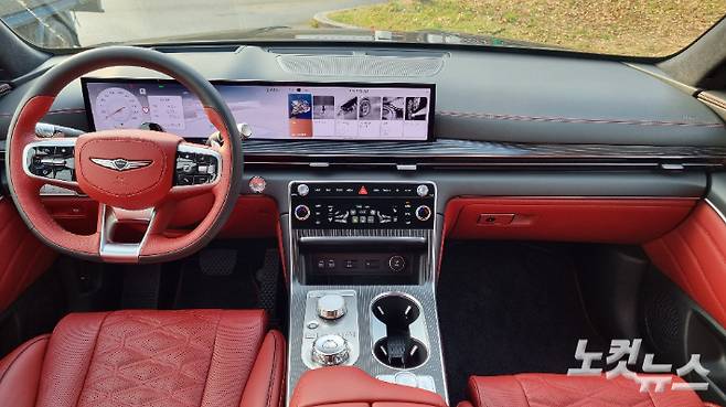 GV80 쿠페 실내. 윤준호 기자