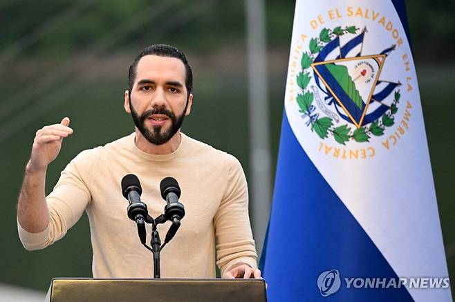나이브 부켈레 엘살바도르 대통령 [AFP 연합뉴스 자료사진. 재판매 및 DB 금지]