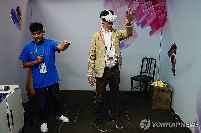 메타 퀘스트 3 [AP 연합뉴스 자료사진. 재판매 및 DB 금지]