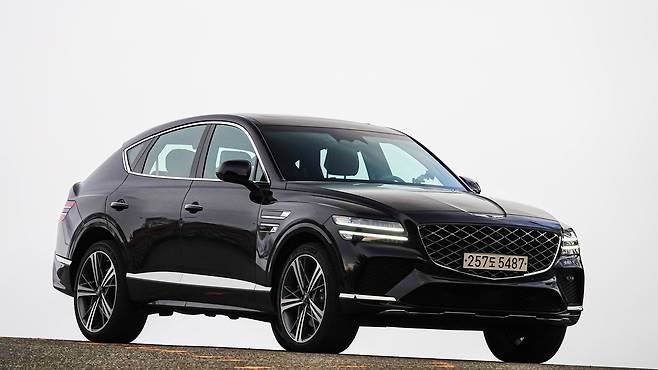 제네시스 GV80 쿠페의 앞모습. ⓒautodiary