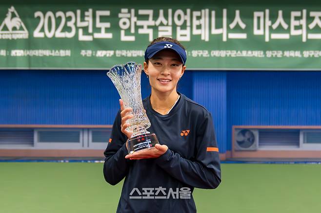 여자단식 챔피언에 오른 김다혜. 제공|프리랜서 김도원