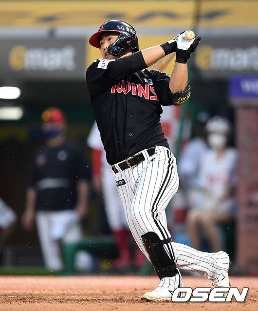 [OSEN=이대선 기자] LG 정주현 2021.06.23 /sunday@osen.co.kr