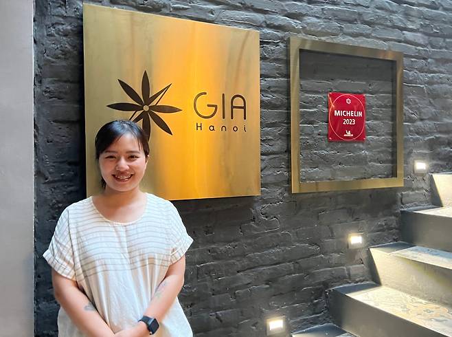 올해 미쉐린 1스타(별)를 획득한 베트남 하노이 ‘쟈(Gia)’ 레스토랑 샘 트란(Sam Tran) 셰프. /김은영 기자