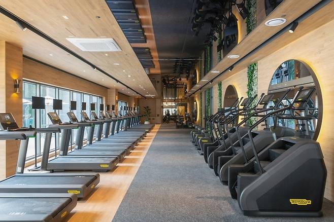 인천 검암역 로열파크씨티 내 피트니스 시설. DK아시아