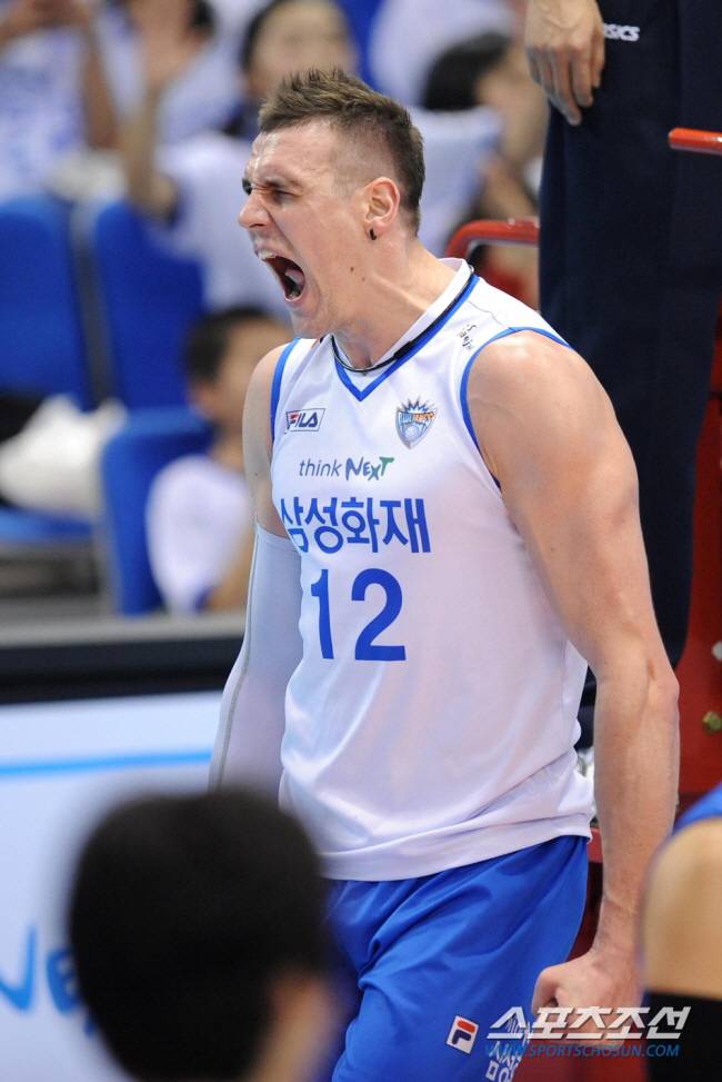 삼성화재 시절 가빈. 스포츠조선DB