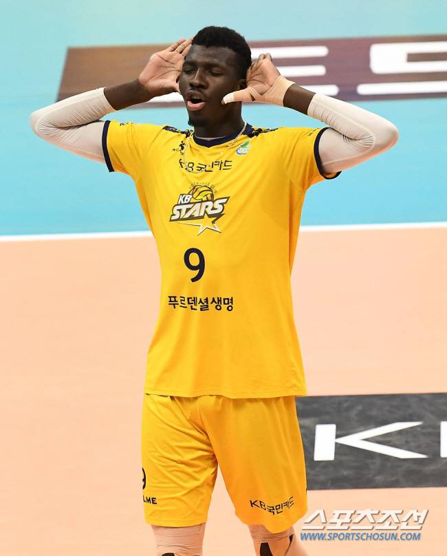 KB손보 시절 케이타. 스포츠조선DB