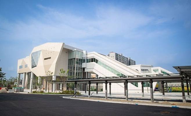 12월 개통되는 연천역사 전경 [사진제공=연천군]