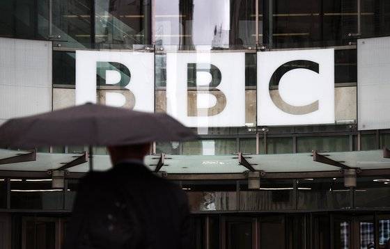 영국 런던에 있는 BBC 본사 외관. EPA=연합뉴스