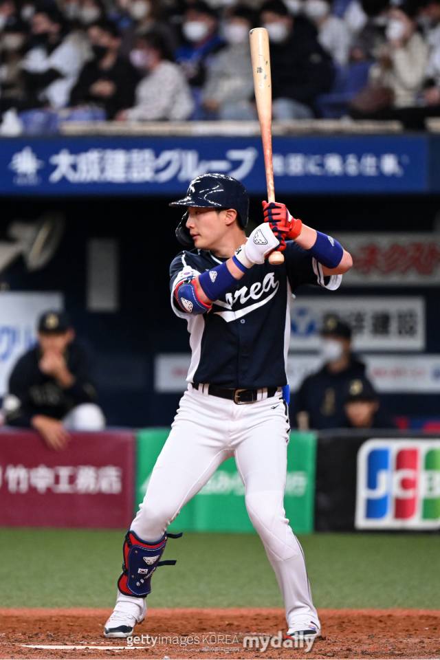 2023 월드베이스볼클래식(WBC) 대표팀 시절 최지훈./게티이미지코리아