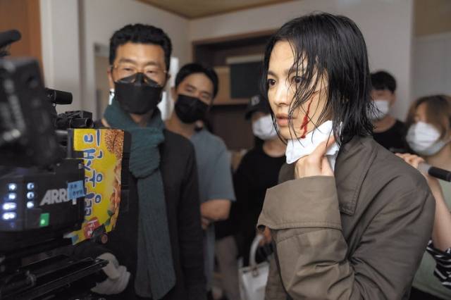 넷플릭스 오리지널 콘텐츠 ‘더 글로리’ 촬영 현장 [사진, 넷플릭스]