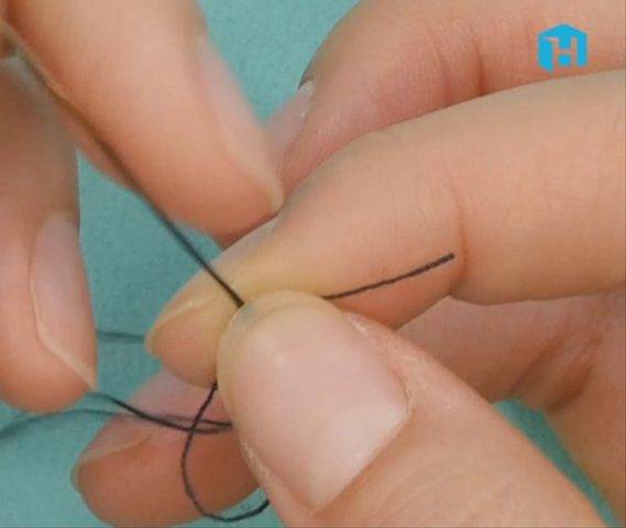 바느질 할 때 시작매듭, 마무리매듭 짓는 방법