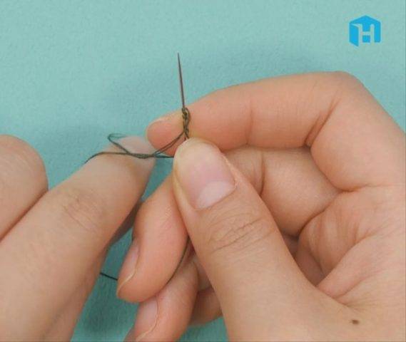 바느질 할 때 시작매듭, 마무리매듭 짓는 방법