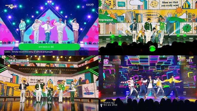 KBS 2TV ‘뮤직뱅크’, MBC ‘쇼! 음악중심’, SBS ‘인기가요’ 방송 캡처