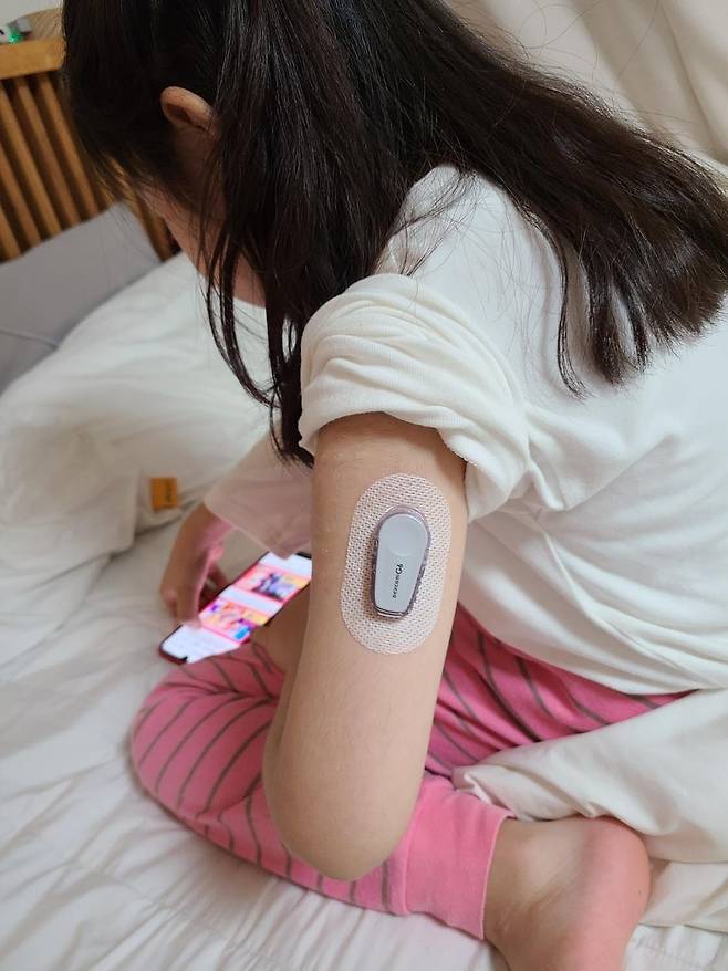 9살짜리 1형 당뇨 아이 [아이 엄마 제공]