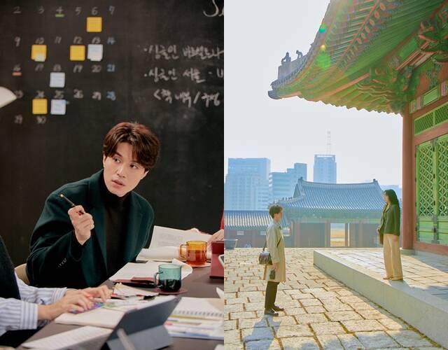 이동욱(왼쪽)은 잘 나가는 논술 강사이자 파워 인플루언서 영호로 분해 극을 이끈다. /롯데엔터테인먼트