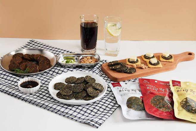 미역을 육포 형태로 만든 'FUSCA 미역곽포' / 출처=HN노바텍