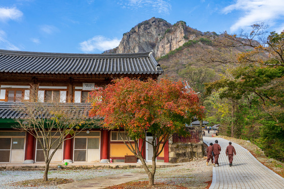 Baekyang Temple in Jangseong County, South Jeolla. [BAEK JONG-HYUN]