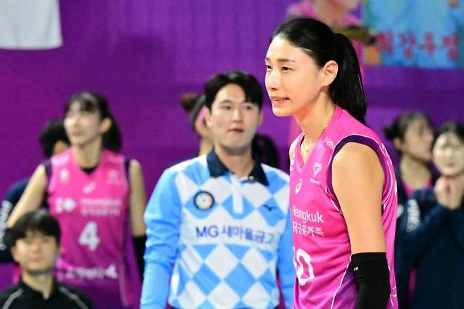 흥국생명 김연경. 한국배구연맹(KOVO)