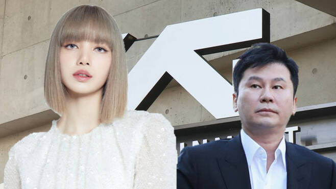 블랙핑크 리사(왼쪽)과 양현석 YG 총괄 프로듀서 [연합]