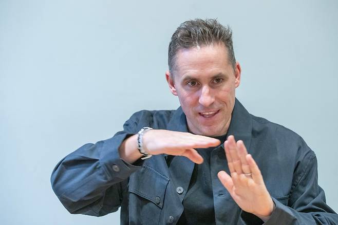 어셉트앤드프로시드 창립자 겸 최고경영자(CEO) 데이비드 존스턴. /이태경 기자