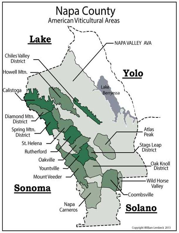 나파밸리 와인산지.