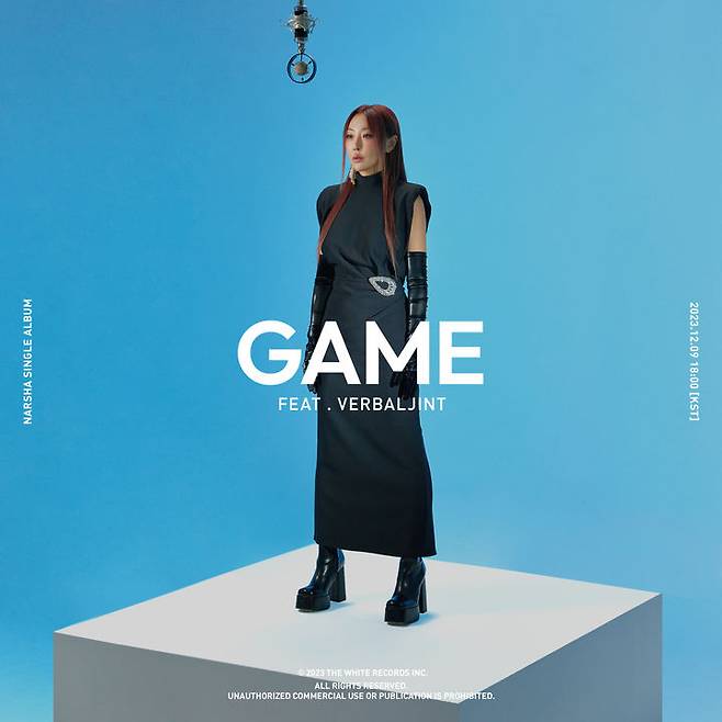 [서울=뉴시스] 가수 나르샤가 9일 오후6시 신곡 '게임(GAME)'을 발매한다. (사진=스타잇엔터테인먼트 제공) 2023.12.09. photo@newsis.com *재판매 및 DB 금지