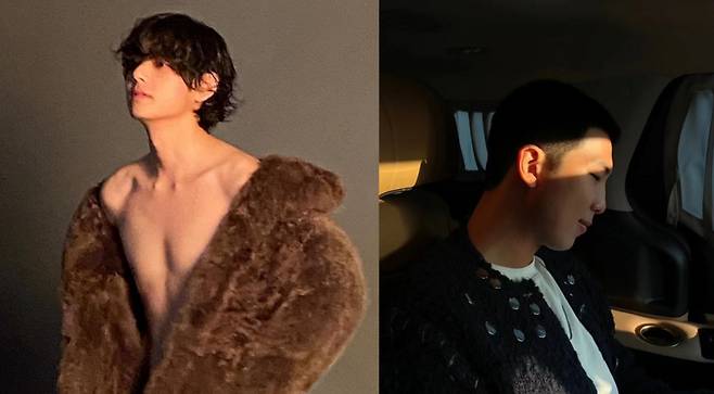 방탄소년단 뷔, RM /사진=인스타그램