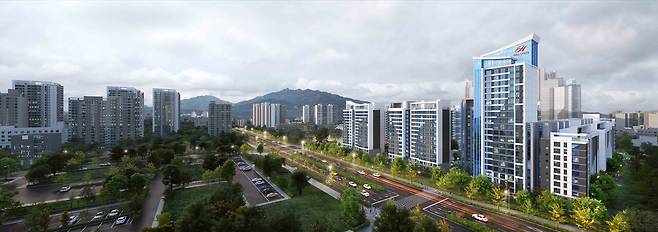 한가람세경 리모델링 조감도