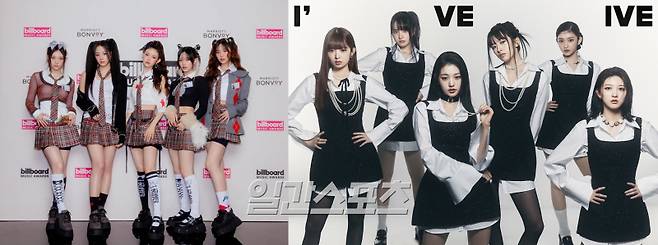 뉴진스(왼쪽부터), 아이브. 사진제공=어도어, 스타쉽엔터테인먼트