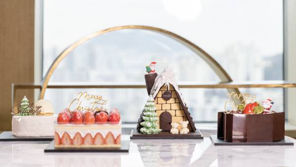 롯데호텔 부산에서 판매하는 크리스마스 케이크. 롯데호텔 부산 제공