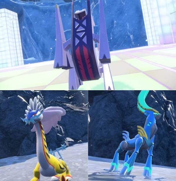 - 브리두라스(상), 날뛰는 우레 (좌측 하단), 무쇠감투의 모습&nbsp;