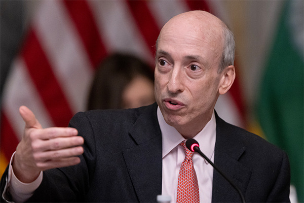 SEC Chair Gary Gensler [Photo by EPA / MICHAEL REYNOLDS]