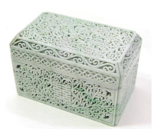 제39회 대한민국전승공예대전 특선 받은 김성운 옥장의 '옥제당초길상문함'  [안산시 제공. 재판매 및 DB 금지]