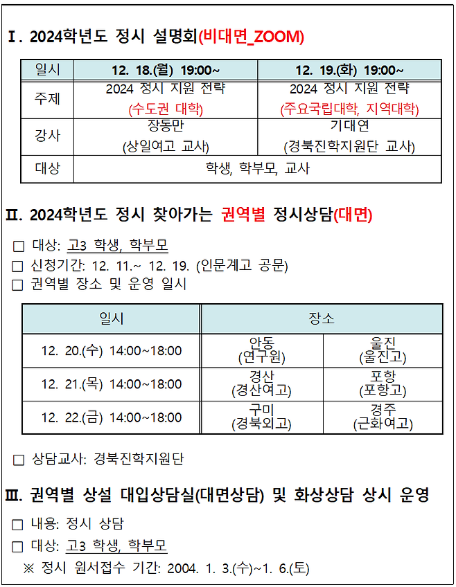 사진 제공 경상북도교육청