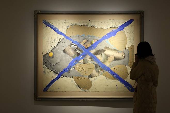 황창배의 ‘무제’, 1991년. 사진: 뉴시스