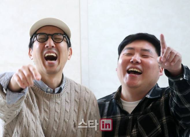 하무성 PD(왼쪽)와 노광수 작가(사진=이데일리 김태형 기자)