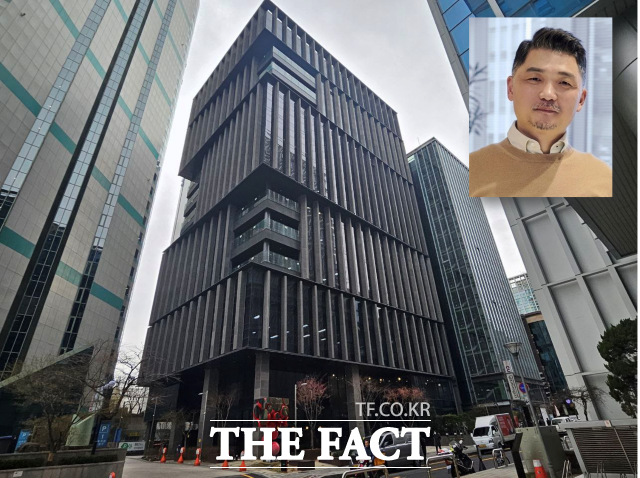 최근 회사의 위기에 카카오 김범수 창업자가 경영 일선에 복귀한 가운데, 카카오 2대주주에 올라있는 김 창업자의 개인회사 '케이큐브홀딩스'의 역할을 향한 관심도 높아지고 있다. 사진은 케이큐브홀딩스가 입주해 있는 서울 대치동 EG빌딩 전경. /최문정 기자, 카카오