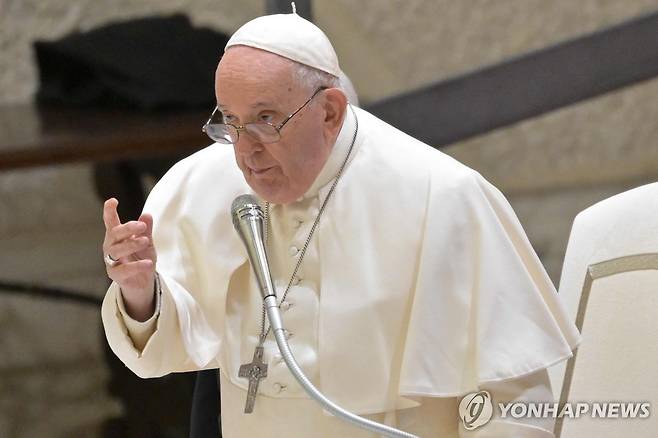 프란치스코 교황 [AFP 연합뉴스. 재판매 및 DB 금지]