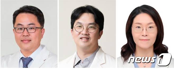 (왼쪽부터) 신동욱 삼성서울병원 가정의학과 교수, 조종호 삼성서울병원 폐식도외과 교수, 조미희 강북삼성병원 교수